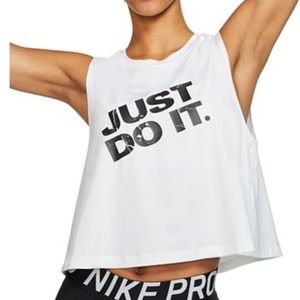 Nike Women's Pro Dri-FIT Cropped Tank Top NWT